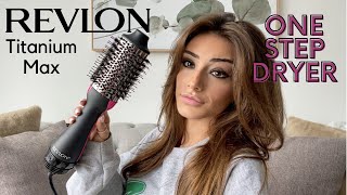 REVLON TITANIUM MAX ONESTEP VOLUMIZER  Review amp Tutorial [upl. by Lasorella]