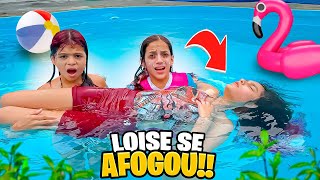 LOUISE SE AFOGOU NA PISCINA POR CULPA DA MANU A PRIMA CHATA JÉSSICA E FAMÍLIA [upl. by Onitnas]