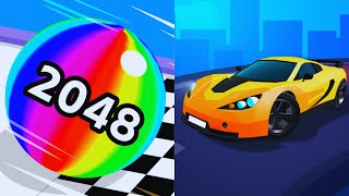 Race Master 3D VS Jelly Run 2048🍥🌸💮Walkthrough Max Gameplay BU8978 [upl. by Akinuahs723]