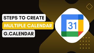 How To Create Multiple Calendars Within Google Calendar [upl. by Yennaiv]