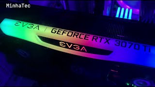 Unboxing  Placa de Vídeo EVGA GeForce RTX 3070 Ti FTW3 Ultra Gaming LHR [upl. by Sholes396]