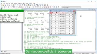 Random Coefficient Regression in Genstat [upl. by Vita]