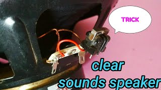 How to make a clear sounds speakers [upl. by Teahan]