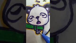 🎉Lets draw cute panda 🐼😍 [upl. by Sakhuja]