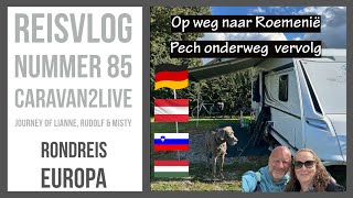 Reisvlog  85  Reizen en wonen in een caravan  Rondreis Europa [upl. by Rooker]