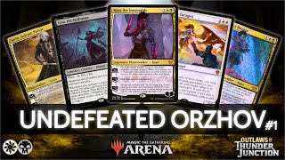 ⚪⚫ Orzhov Midrange 100 Win Rate part 1  MTG Arena  Explorer  BO3  Outlaws of Thunder Junction [upl. by Anahsohs]