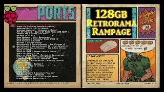 128gb RetroRama Rampage Retropie 44 V2  Fully Loaded [upl. by Chara108]