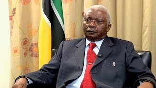 President Guebuza of Mozambique The EU has no magic solution for Africa [upl. by Eneluj894]