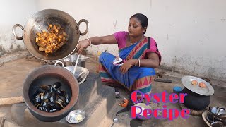 Oyster recipe  Healthy Oyster recipe  How to make Oyster curry recipe Village style Oyster recipe [upl. by Annoeik]