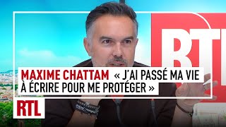 Maxime Chattam  quotJai passé ma vie à écrire pour me planquer et me protégerquot [upl. by Maude]