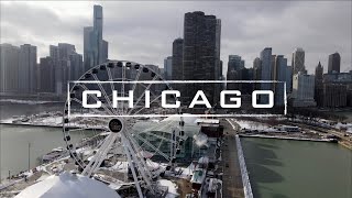 Chicago After Winter Storm 2024  4K Drone Footage [upl. by Krasner915]