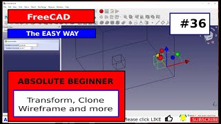 FreeCAD Beginner 36 Boxes and Transforms [upl. by Buehler465]