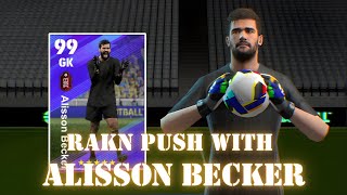 🔴Rank Push With Alisson Becker in Pes 2025  Efootball 2025 [upl. by Beichner]