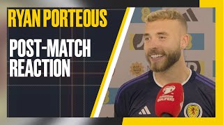 quotMy Tackle Was Better than the Goalquot  Ryan Porteous PostMatch Reaction  Cyprus 03 Scotland [upl. by Enneibaf]