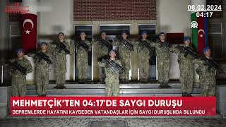 MEHMETÇİKTEN 0417DE SAYGI DURUŞU [upl. by Ellohcin]