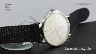 Nomos Ahoi Ref 550 Luxusuhr24 Ratenkauf ab 20 EuroMonat [upl. by Ahsercal]