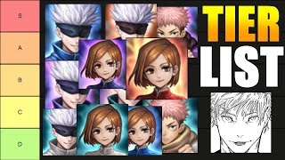 Jujutsu Kaisen x Summoners War Collab Tier List [upl. by Ahseinar305]