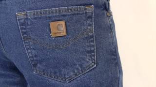 Carhartt Relaxed Fit JeanStraight LegFleece B155 [upl. by Noreik]