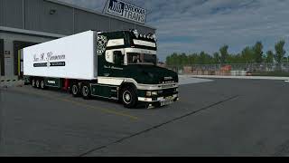 Euro Truck Simulator 2  Lars M KlemmensenDK  SCANIA T580  OdenseDK to CopenhagenDK [upl. by Bonni]