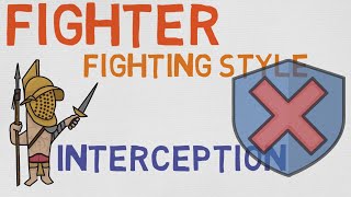 Fighting Style 8 Interception DnD 5E [upl. by Aiekal]