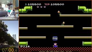 18 Phases 1006 Mario Bros NES 1986 264320 pts [upl. by Sitruk]