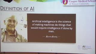 “Artificial Intelligence amp the Future of Health Care and Medical Education” [upl. by Erlewine159]