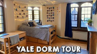 YALE COLLEGE DORM TOUR 2022  Old Campus Single Suite [upl. by Enillebyam383]