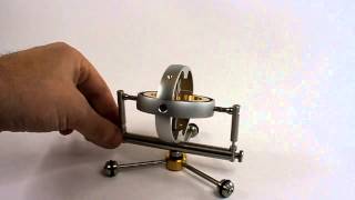 Super Gyroscope in Gimbals  From Gyroscopecom [upl. by Inger]