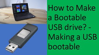 How to Make a Bootable USB drive  Making a USB bootable for Windows and Linux  Rufus Installation [upl. by Eniamahs]