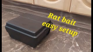 How to use and setup Rat mouse bait box trap [upl. by Kiel]