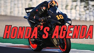 Hondas 2024 TEST Agenda  Motogp News 2024 [upl. by Ynahirb]