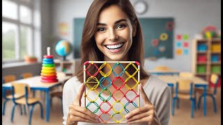 📐 ZaxiDeel DoubleSided Geoboard Mathematical Manipulative Material  Best Geoboards for Classroom 📐 [upl. by Eserehc]