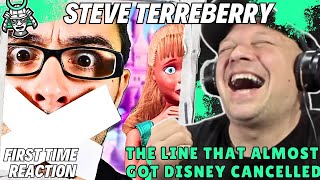 STEVE TERREBERRY Finds The LINE That ALMOST Got DISNEY CANCELLED  Reaction   UK 🇬🇧 [upl. by Neerihs629]