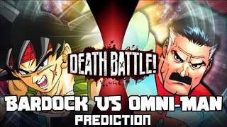 Bardock VS OmniMan Dragon Ball VS Invincible  DEATH BATTLE PREDICTION [upl. by Alegna]