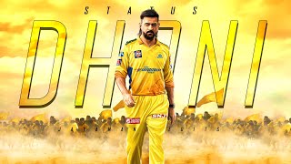 Dhoni In Chennai  Thala Dhoni  Dhoni status  CSK  Dhoni entry  msdhoni cskstatus [upl. by Libby]