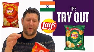 Brit tries Indian Lays crisps chips for the first time [upl. by Belden]