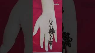 Simple finger mehndi designs ✨hennadisign mehndi vierlshort youtubeshorts [upl. by Yssis]