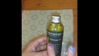 FIRST BOTANY Anti Cellulite Massage Oil [upl. by Bunch]