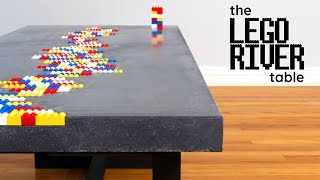 Concrete Coffee Table With LEGO Inlay [upl. by Steck]