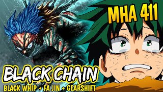 BLACK CHAIN ACTIVATED  IZUKO VS SHIGARAKI FINAL BATTLE MHA Chapter 411 [upl. by Annenn]