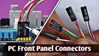 Front Panel Connection in Motherboard  CPU ke Front Panel ka Connection Kaise Kare  Easy Step [upl. by Lekar845]