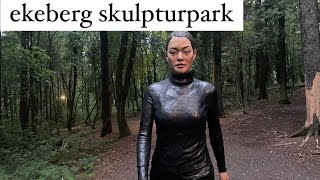 Walking in moody Ekeberg Skulpturpark Norway in 4K [upl. by Bille]