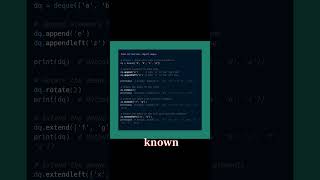 Python Trick Using collectionsdeque for Efficient Queue Operations [upl. by Jeni]