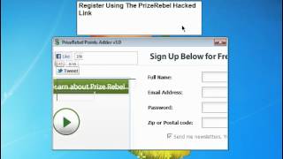 PrizeRebel Points Adder v30 UPDATE 41913 STILL WORKS 100 SURE [upl. by Neersin809]