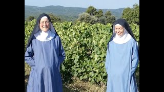 Deux soeurs de labbaye de Jouques présentent leur vins et tapenades [upl. by Ateloj599]