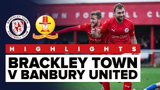 HIGHLIGHTS Brackley Town 31 Banbury United  Monday 1st January 2024 [upl. by Oicor]