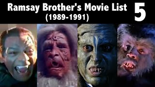 Ramsay Brother’s movie list part 5  Hindi Horror Movies [upl. by Oliric]