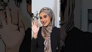 Satin silk hijab tutorial party wear satin shawl hijab tutorial [upl. by Aniwde262]