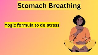 Belly breathing technique for happiness [upl. by Clementina]