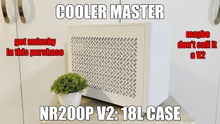 Cooler Master NR200P V2  An 1825L SFF ITX Build  Thermal benchmarks [upl. by Adlei718]